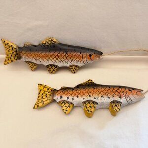 Wood Fish Folk Art